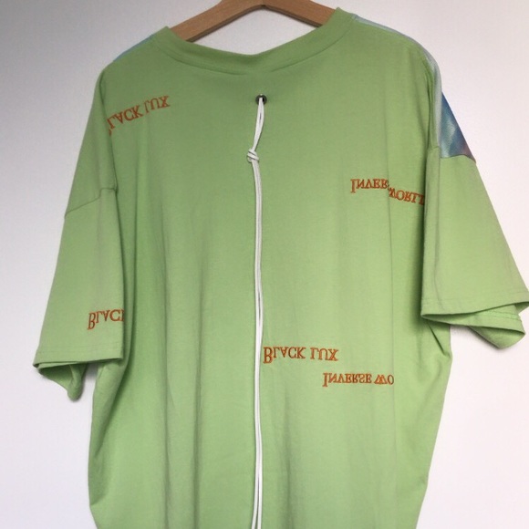 Black Lux Oversized Sunset Shirt - Picture 2 of 6